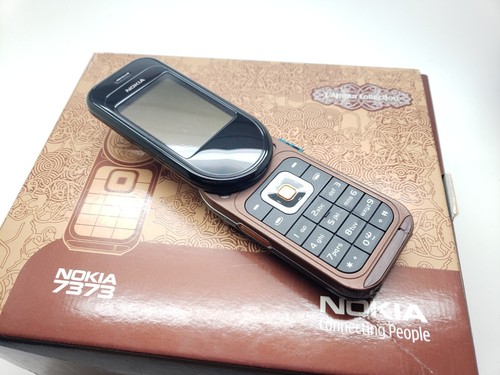 NrMint Condition Boxed Black UNLOCKED Nokia 7373 Swivel Mobile Phone 3UKPOST - Picture 1 of 12