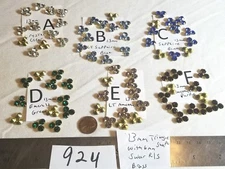 13mm Triangular Swarovski Elements Brass Jewelry Findings Crafts Prong Set 924