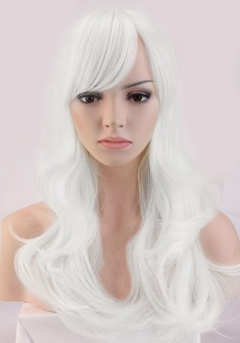 Cosplay Hair Wig Long Curly Wavy Synthetic Hair Wig Halloween Fancy Black Red g3 - Picture 24 of 53