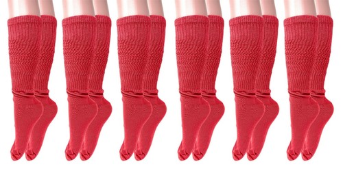 Long Cotton Lightweight Slouch Socks 6 PAIRS Size 9-11 - Picture 104 of 129