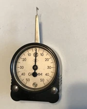 Vtg Rare Vertical European Type Scale For  Measuring Grams