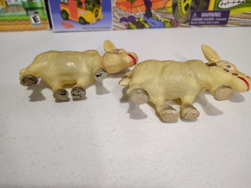 Donkeys Mule Burro Figurine Bobble Head Plastic Celluloid Vintage Occupied Japan - Picture 5 of 7