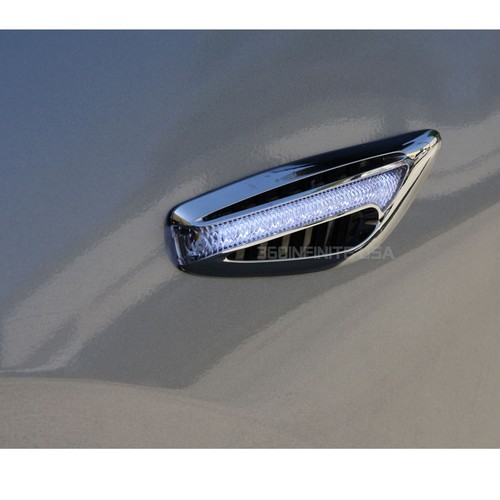 Marcador lateral universal led GUARDABARROS VENTILACIÓN INTERMITENTE LUZ LÁMPARA BLANCO Y AZUL - Imagen 4 de 6