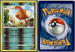 2008 Pokemon, D&P Majestic Dawn, #53/100 Buneary Lv. 13, Reverse Holo Common