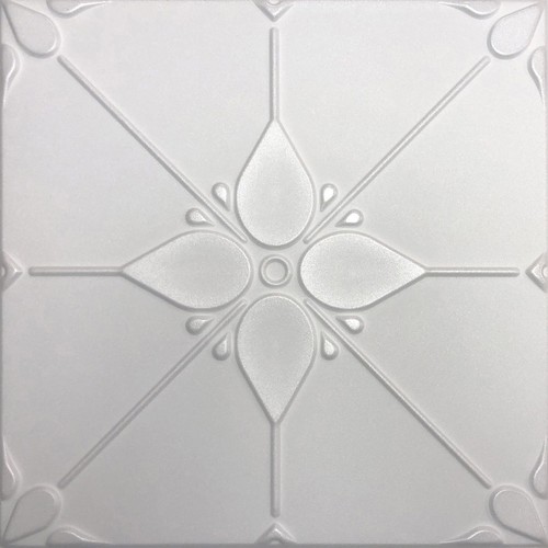 "Azulejos de techo, pegamento, espuma de poliestireno, 20"" x 20", BLANCOS, ¡Elección de diseño! - Imagen 5 de 10