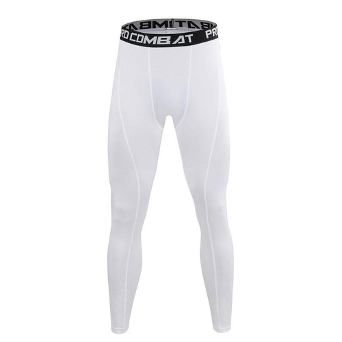 Men's Pro Combat Compression Pants Base Layer Bottoms Tights Leggings - Picture 2 of 4