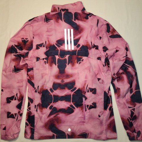 Adidas Running Men's Marathon Jacket Packable Pulse Lilac HL6510 Reflective $150 - Picture 8 of 14