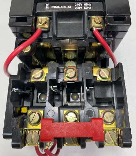Square D 8536SCO3 V03 240V-Coil 27Amp 10HP 460V 3Pole Motor Starter NEMA Size 1 - Picture 3 of 12