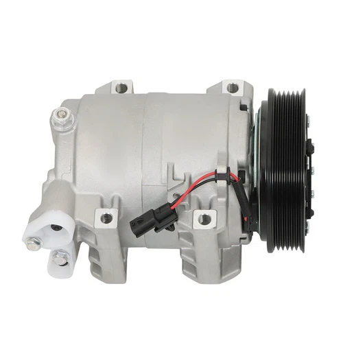 Compresor A/C SINOELECT Para Nissan Rogue 2.5L 2008-2013 – CO 20741C, Polea 7 Ranuras, Aleación Aluminio