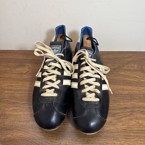 Scarpe da calcio vintage Adidas super leggere anni 70 futbol calcio tacchetti uomo taglia 10 - Foto 4 di 11
