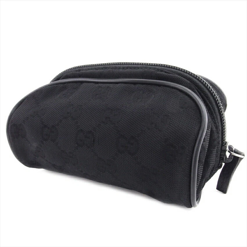 GUCCI Pouch GG Canvas Canvas Authentic USED T20783