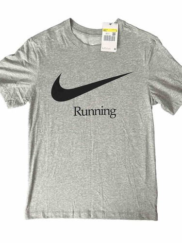 Nike Swoosh Dri-fit Running Logo T-shirt Size M BNWT - Picture 1 of 3