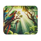 Mouse Pad (Rectangle) Parrots in a Lush Tropical Environment Design 6