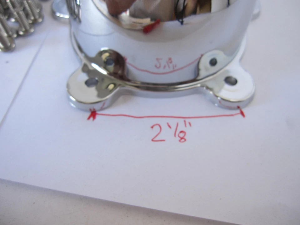 4 5 TAPAS DE PLÁSTICO OREJERAS 5 TACOS E.T TAPAS CENTRALES PARA RUEDAS MAGS 2 1/8 ORIFICIO ESPACIADO Foto 3 de 4