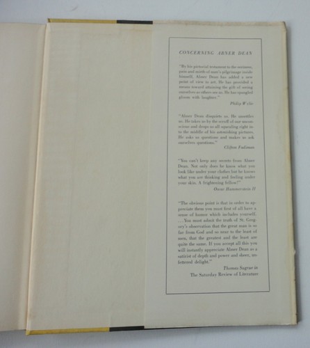 1949 ungelesen Hardcover DJ 1. Auflage und am achten Tag Abner Dean Humor - Bild 6 von 10