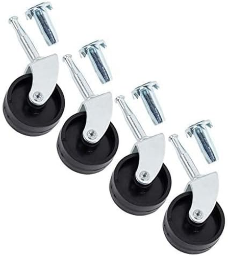 4 X Wheel Swivel Castors Nylon 40Mm with Sockets Heavy Duty Trolley (4 X Castors - Picture 12 of 12