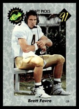 Brett Favre 1991 Classic #30 Southern Miss Golden Eagles RC Football Card