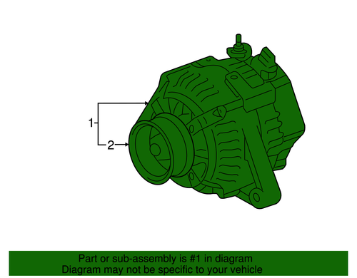 Genuine Lexus Alternator 27060-0P151-84 - Picture 2 of 2