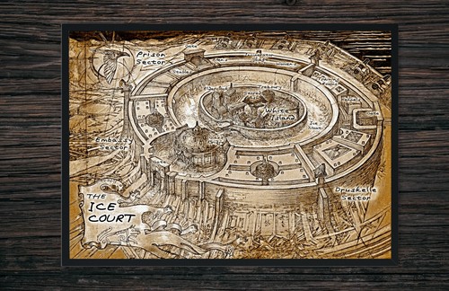 Mapa de Ice Court - Inspirado en el Grishaverse de Leigh Bardugo - Imagen 4 de 7