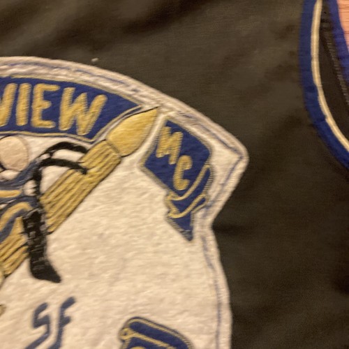 1960s Motorcycle Club Vest BAYVIEW SF ROCKETS 1st African American MC Historic - Picture 9 of 21