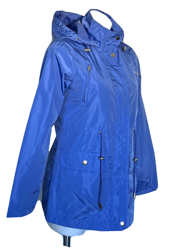 Everlast Hooded Rain Water Proof Jacket Size S Color Sky Blue Retail $64 - New - Picture 5 of 11