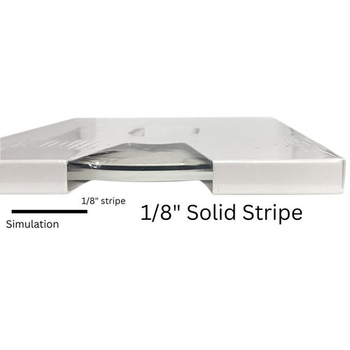 Raya de vinilo automotriz sólida Prostripe 1/8" x 40' R208 - Imagen 1 de 46