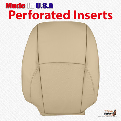 Fits 2010 2011 2012 Lexus ES350 Front PASSENGER Top Perforated Leather Cover Tan