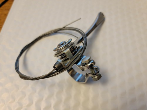 NOS Huret Long Stem Shifter 5 Speed..Friction...Bicycle...Road ..Bike w/ Cable - Picture 5 of 6