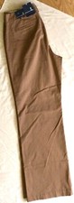 Lands' End Ladies' French Walnut Chino Mid Rise Trouser Leg Pants Sz 10 NWT