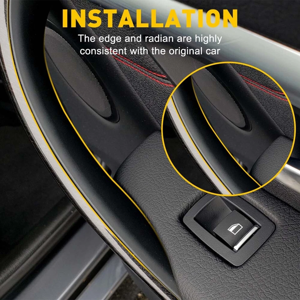 Tirador de puerta interior delantero izquierdo y derecho negro beige para BMW F30 F80 F31 Foto 4 de 4