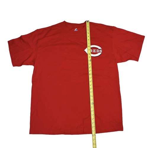 Cincinnati Reds Crew Neck Men’s Logo T-Shirt #2 Majestic XL - Picture 5 of 6