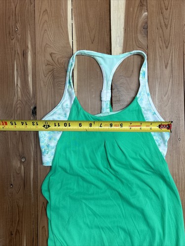 Camiseta sin mangas Lululemon Practice Freely muy verde/Frangipani muy verde para mujer talla 4 - Imagen 4 de 6