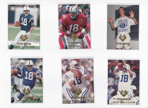 PEYTON MANNING 2000 CARTA INSERTO SPECIALE EDGE-PEYTON MANNING DESTINY da collezione - Foto 4 di 24