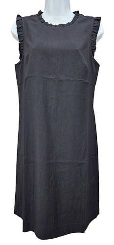Neu mit Etikett J. Crew Etuikleid Rüschen Flügelärmel knielang schwarz Corporate Damen 6 - Bild 2 von 15
