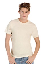 T-Shirt Coton Bio 100 % Organique Couleur Naturel