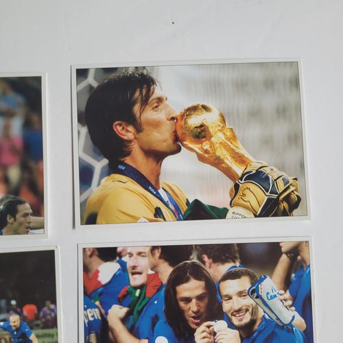 Italy Football Postcard Bundle x4 World Cup Winners 2006 4 Postcards - Picture 3 of 6