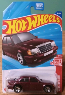 ホットウィール メルセデスベンツ500E Red Edition Target Hot Wheels RED EDITION Target Exclusive Mercedes Benz 500 E