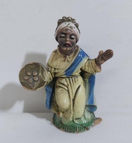 05694 Pastorello presepe - Statuina in plastica - Re Magio - Picture 5 of 7