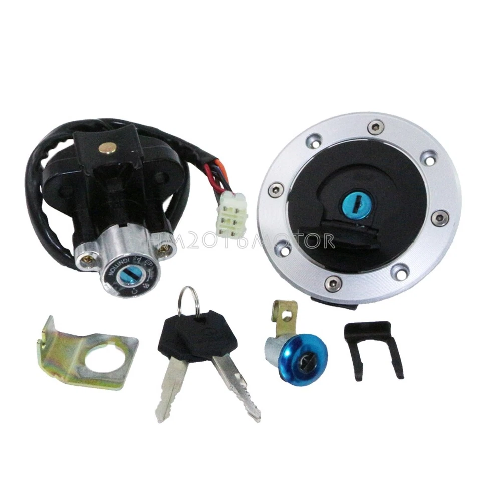 For Suzuki GSXR750 (1997-1999) 1998 Ignition Switch Gas Cap Cover w/ Key US Foto 4 de 4