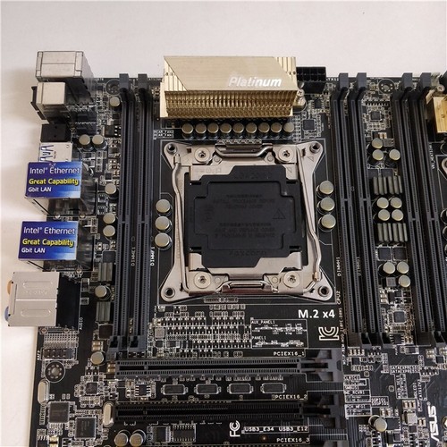 ASUS Z10PE-D8 WS Server Motherboard LGA2011-3 Intel C612 DDR4 With I/O baffle