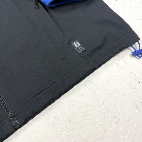 Adidas Vintage Full Zip Trainingsjacke Windbreaker Gr. XL blau schwarz 2000 Y2K - Bild 10 von 10
