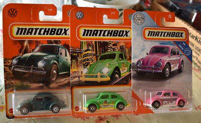 MATCHBOX '62 VOLKSWAGEN BEETLE LOT OF 3 NEW | eBay