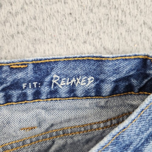 Eddie Bauer Jeans Mens 38x32 Relaxed Fit Straight Leg Y2K Baggy Denim Workwear - 第 8/10 張圖片