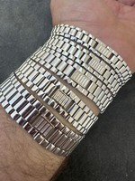 Custom Handmade Presidential Link Plain Bracelet Real 925 Sterling Silver 8-16mm 4