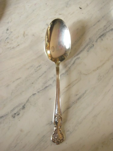 WM Rogers Mfg Piatto Extra Originale Rogers1951 Ispirazione Magnolia Cucchiai Zuppa - Foto 8 di 10