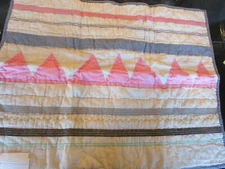 Pottery Barn Kids Margherita Missoni Patchwork Euro sham coral quilted photo smp