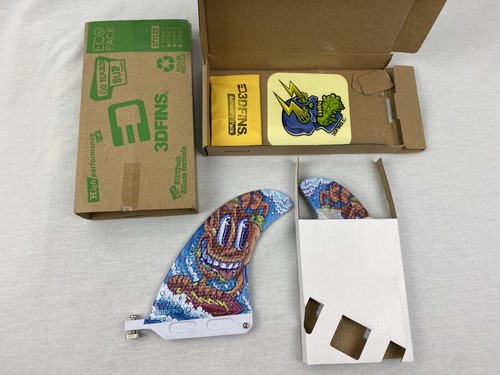 3DFINS Go Hard Sup Series Style 1 Flossen Box beschädigt Brandneu Surfen - Bild 1 von 24