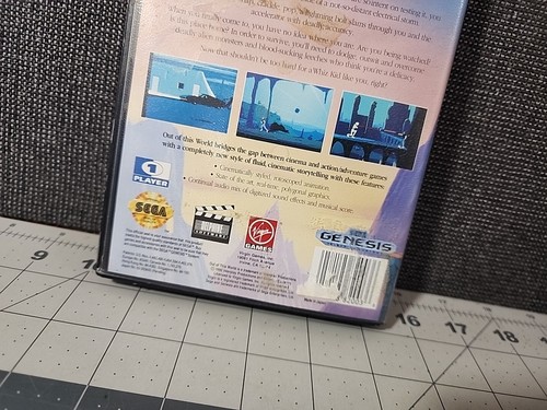 Out of This World (Sega Genesis Virgin Games 1994) Authentic Tested Case Game ** - Picture 6 of 13