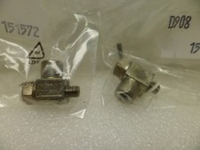 FESTO 151572 PNEUMATIC FLOW CONTROL VALVE ADJUSTABLE LOT OF 3 VALVES NOS