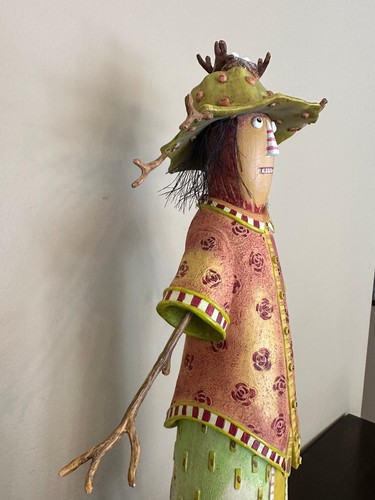 Dept 56- TALL 19" Patience Brewster, Whimsical *Krinkles Scarecrow Figure* 30698 - Picture 6 of 21